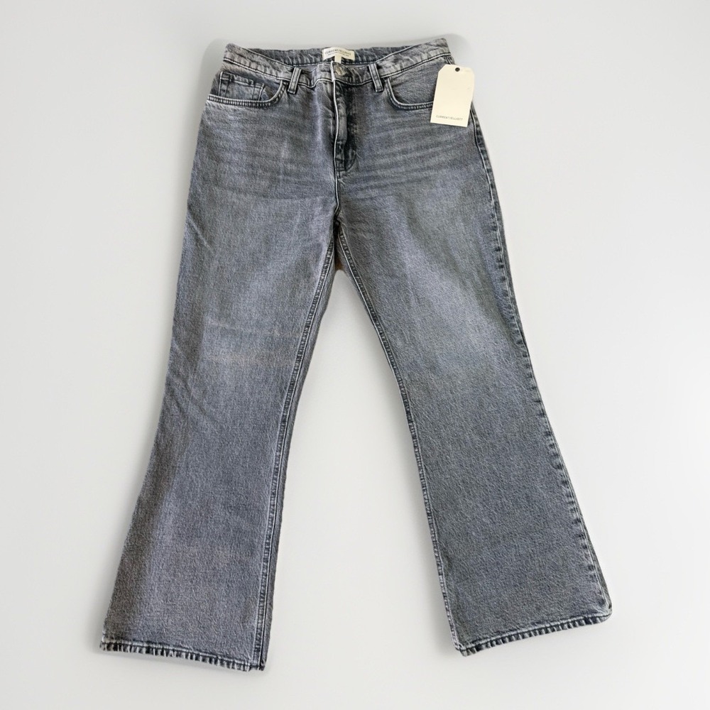 NWT Current Elliott Boulevard Bootcut Jean Women's 30 Gray Pearl River $192